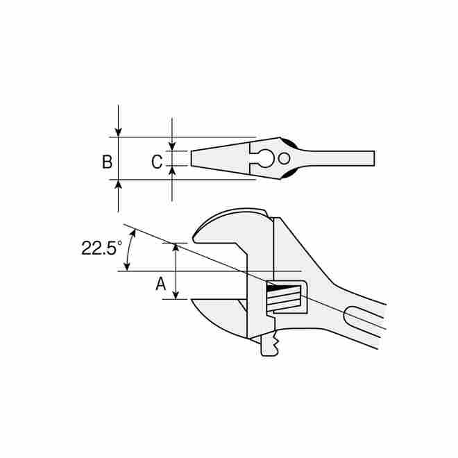 日本 HOZAN 宝三 W-230-100/150/200/250 活动扳手