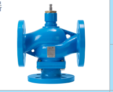 江森的三通法兰底座与电动执行器