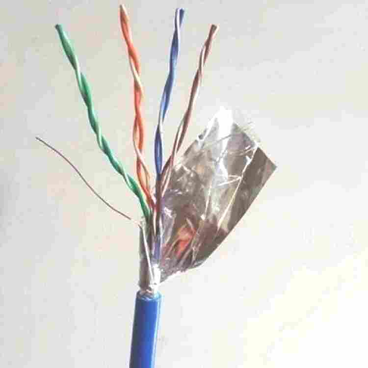 保阻燃CAT6类网线蓝色