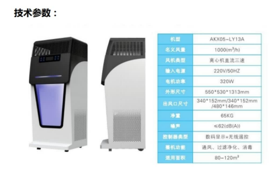 商用空气消毒净化器 AKX05 LY13A型