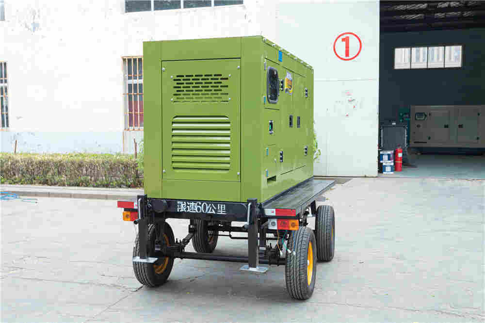 牵引式200KW静音柴油发电机