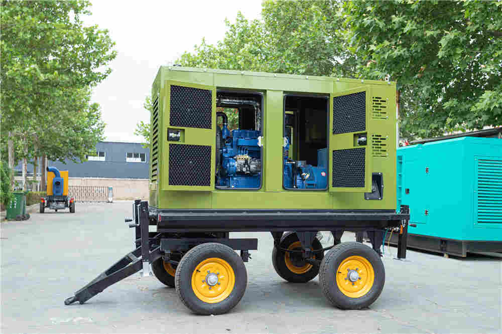 牵引式200KW静音柴油发电机