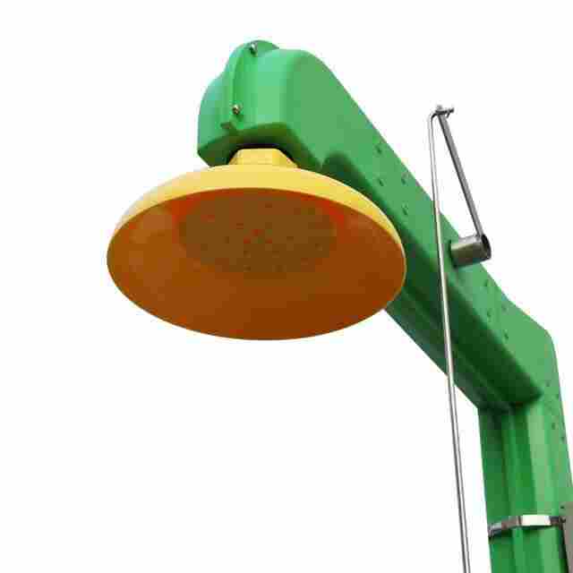 BTF91电伴热复合式防冻洗眼器304不锈钢洗眼+冲淋洗眼