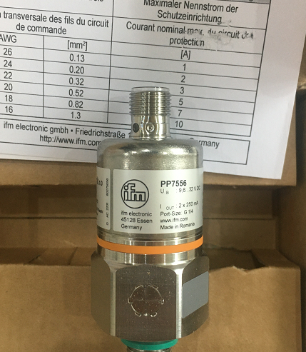 IFM易福门PP7556压力开关坚固的设计