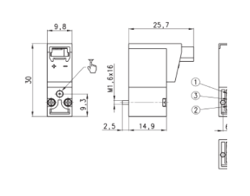454-900 康茂盛CAMOZZI手动阀