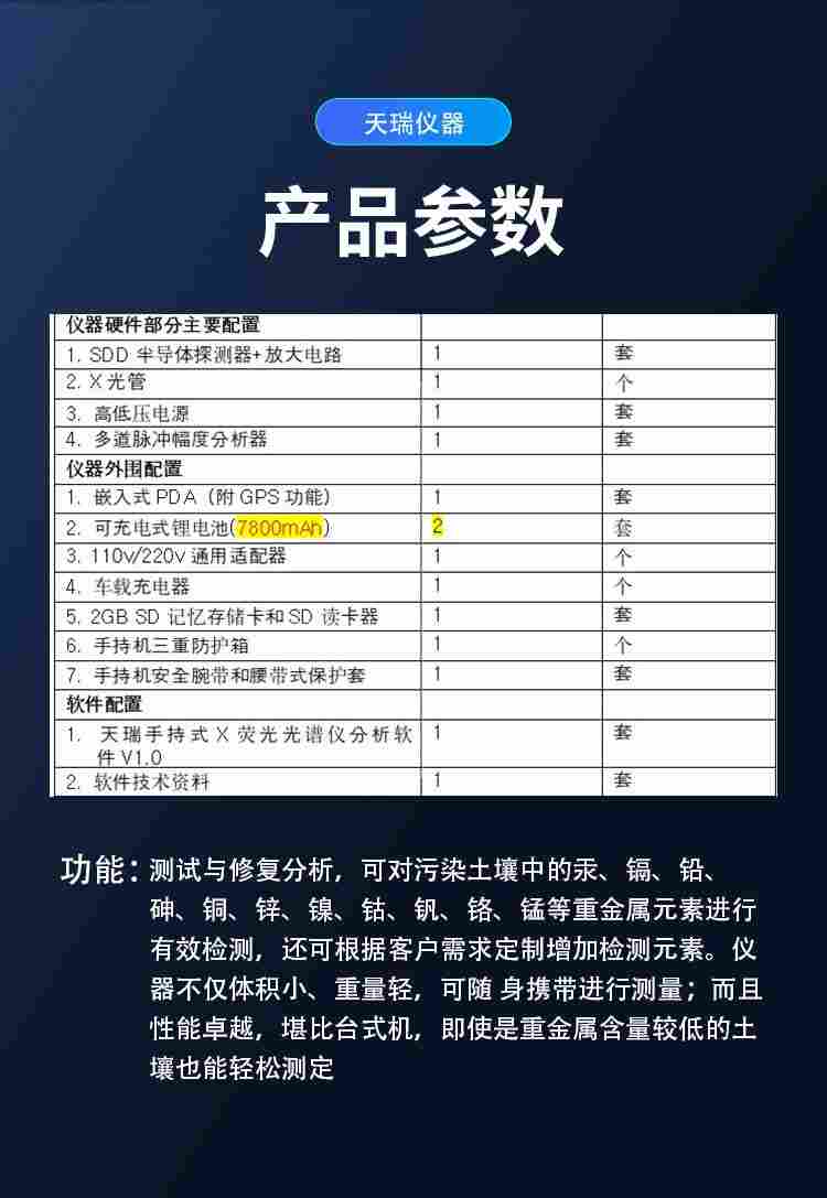 天瑞手持式土壤分析仪