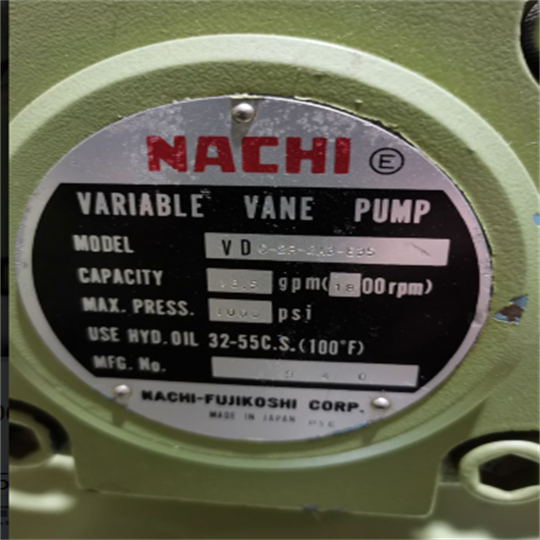 操作误区NACHI不二越A56-F-R-01-C-K-32柱塞泵