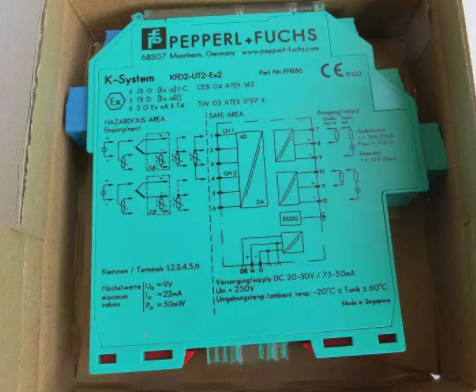 浅谈P+F倍加福KFD2-VR4-Ex126导轨式安全栅