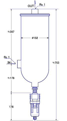 WA2500DT 外形尺寸