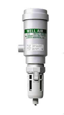 WELLAIR水气分离器WA-1200DT排水口直径软管接头6mm 