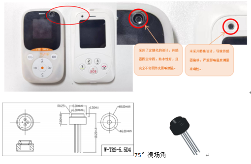 数字式红外热电堆传感器 快速实现非接触式体温检测