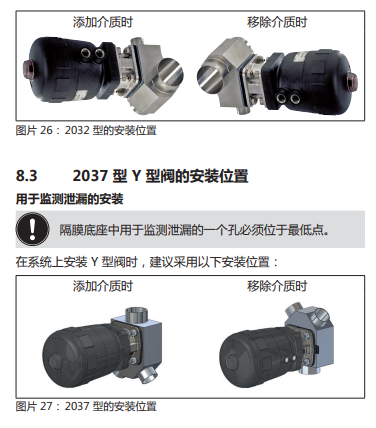 订货号355985 BURKERT的气动隔膜阀