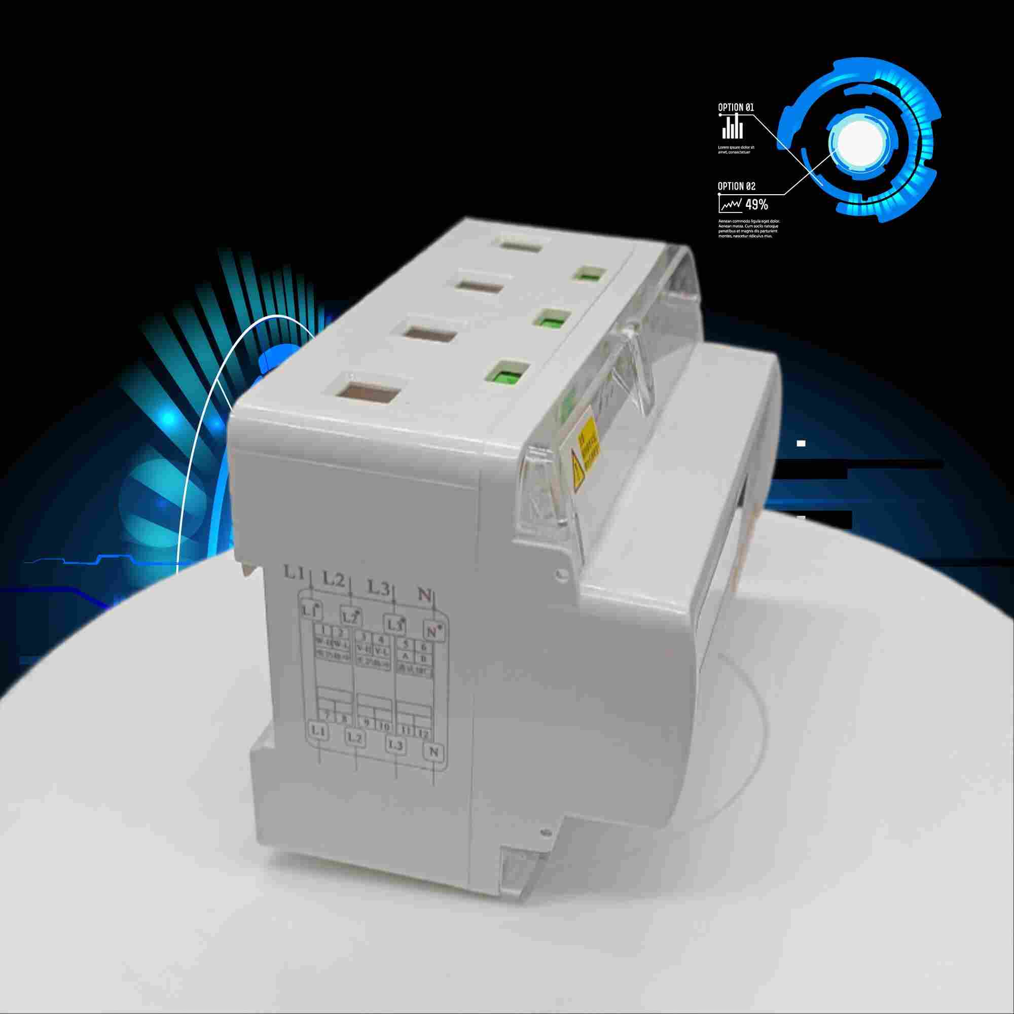 DTS3366插卡式预付费导轨式电能表-江苏舜高2022已更新