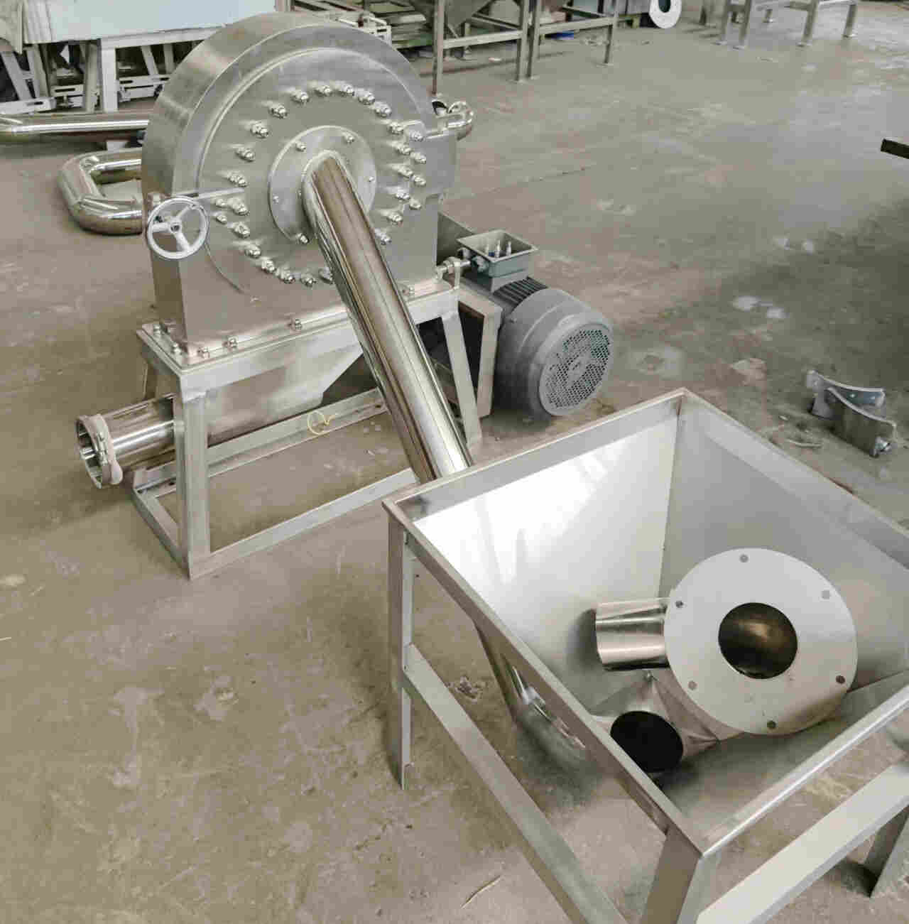 不锈钢白糖粉碎机 自吸式不锈钢粉碎机 山东食品粉碎机