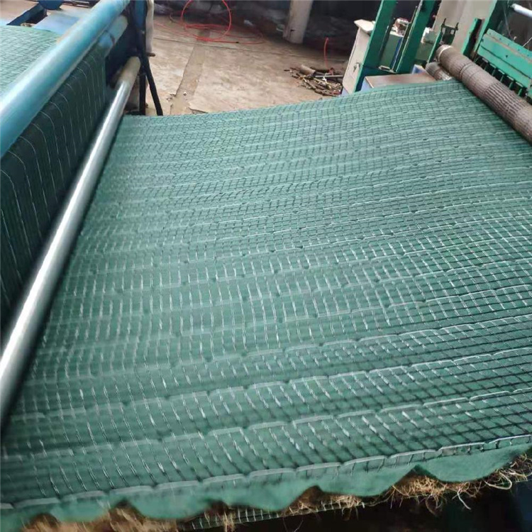 可降解抗冲生物毯 大兴安岭护坡植被植草毯 椰丝植物纤维毯