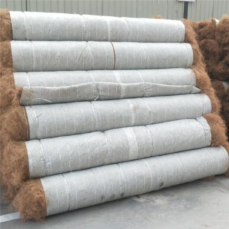 加筋复合植物纤维毯 邢台椰纤植生毯 生态植被毯