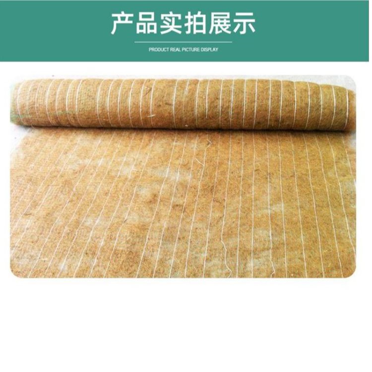 吕梁植物纤维毯 麻椰固土毯 护坡植物纤维毯-2023已更新