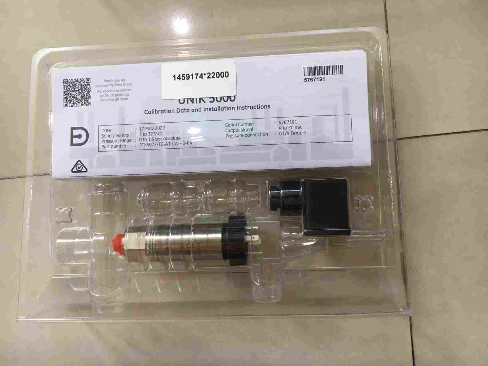 druck德鲁克压力传感器PMP5076-TB-A1-CA-HO-PH量程范围0-1mpa