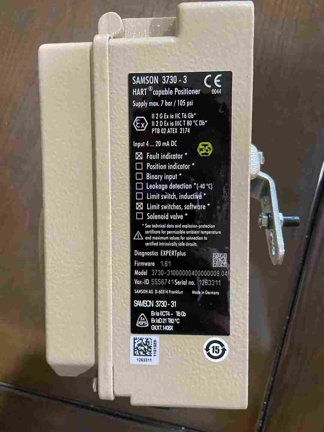 1679536315928640.jpg 萨姆森SAMSON阀门定位器3730-31000000400000009.03