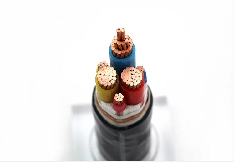 铜芯电缆RVV 双色 10平方