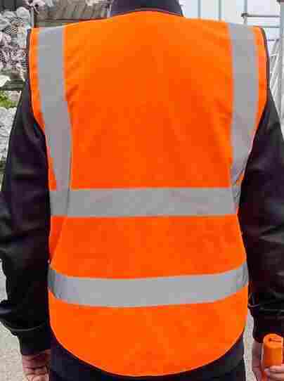 砚山县工地反光背心-施工人员衣服-施工劳保服