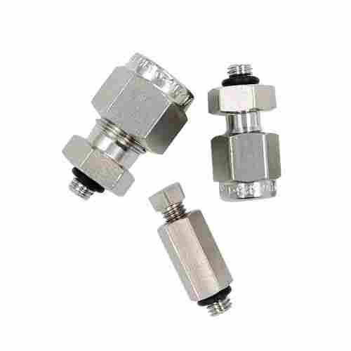 不锈钢直通接头M5*0.8外螺纹转卡套科航