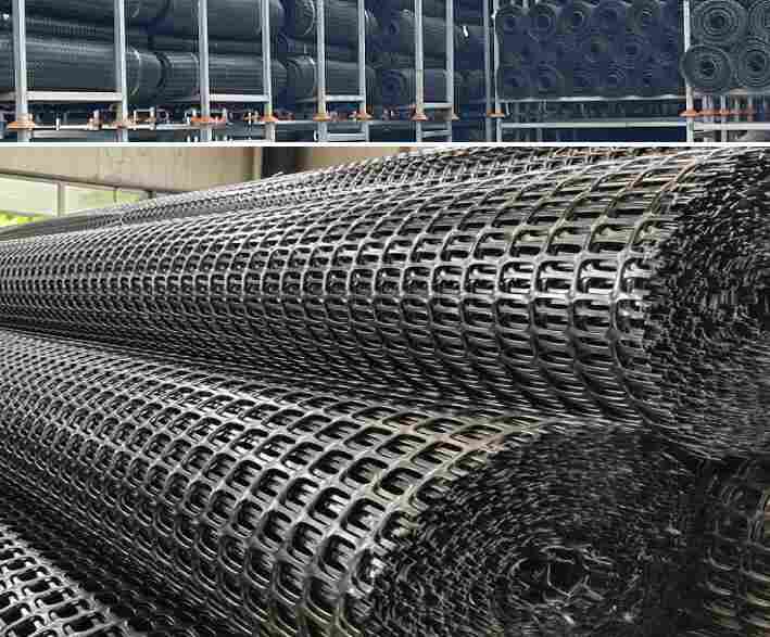 云南文山塑料土工格栅-GSL30拉伸土工格栅-4*50m双向单向土工格栅