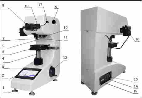 leeb里博触摸屏手摇大屏自动转塔数显显微硬度402MVCS-Y金属学金相学研究