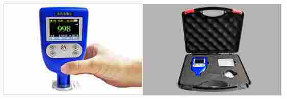 里博磁性、涡流一体的便携式涂层测厚仪凃镀层二手车漆厚度检测