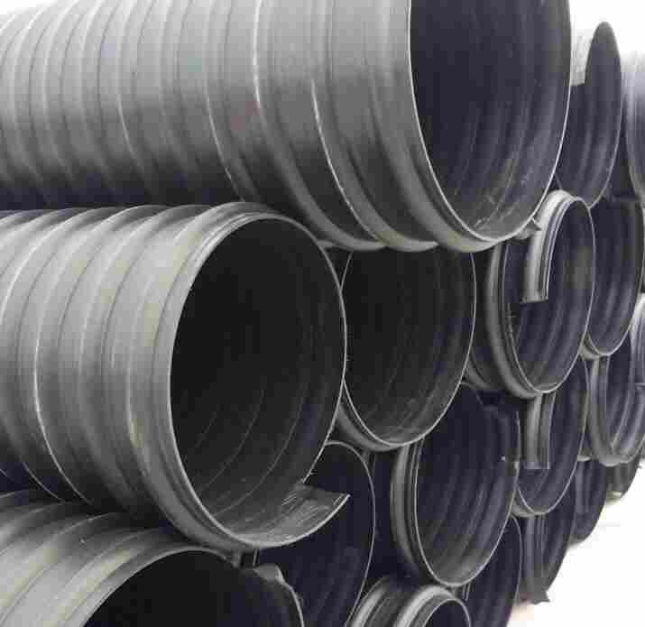 保山隆阳HDPE钢带管-HDPE钢带增强波纹管-DN500钢带管