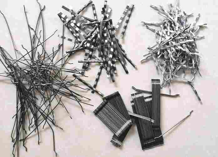 云南文山富宁钢纤维35X0.7-剪切波浪形钢纤维-冷拉断勾钢纤维