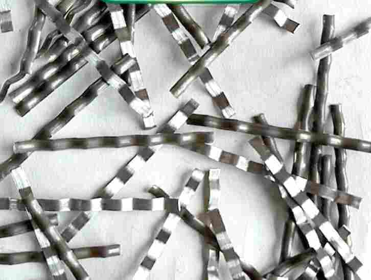 怒江钢纤维35X0.7-剪切波浪形钢纤维-冷拉断勾钢纤维