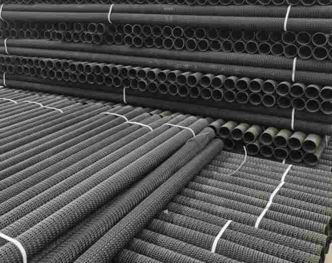 云南玉溪通海硬式透水管-HDPE渗透水管-110软式透水管