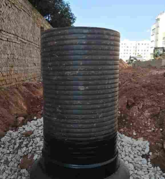 云南丽江古城波纹管钢带管缠绕管