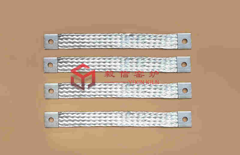 鋁連接帶 定做14碳棒單層雙孔鋁帶 20硅碳棒鋁編織帶 