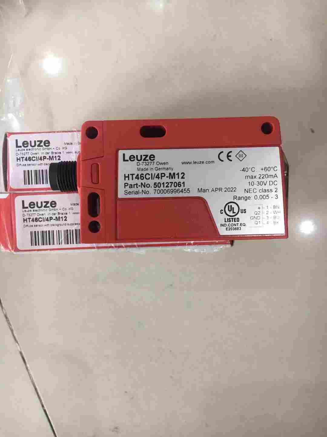 售HT46CI/4P-M12劳易测感应式传感器50127061