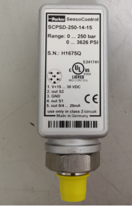 PARKER派克压力控制器SCPSD-010-14-15介质温度