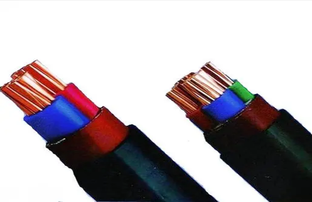 铜芯电缆RVV 双色 10平方