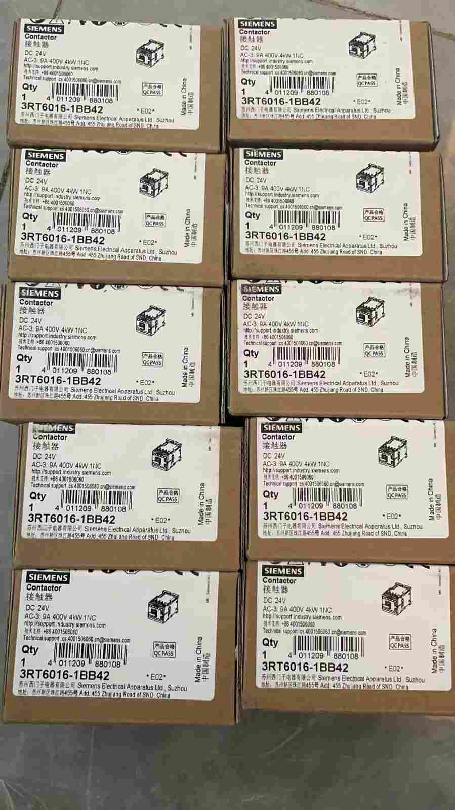 SIEMENS西门子接触器3RT2017-1AP01适用范围