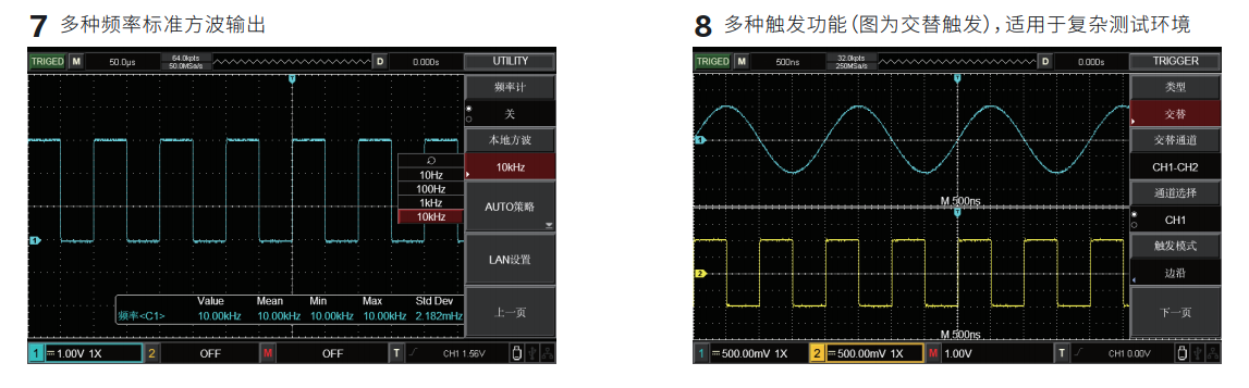 UTD7000C 系列数字荧光示波器 