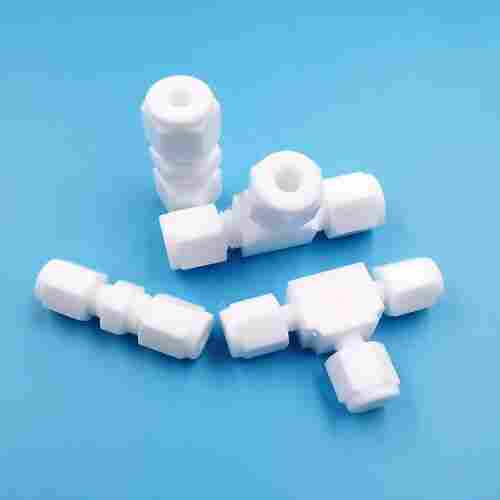 四氟接头卡套二通耐酸耐高温