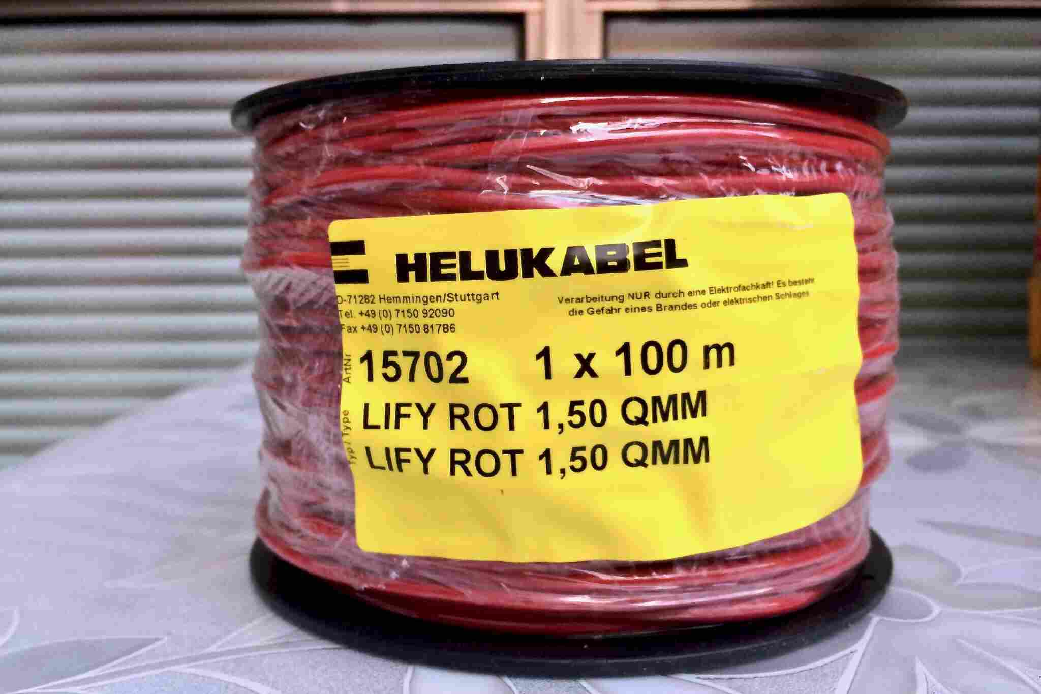 柔性多股控制电缆HELUKABEL OZ-500 2X0.75QMM