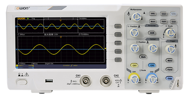 NDS1000S系列第三代经济便携示波器 