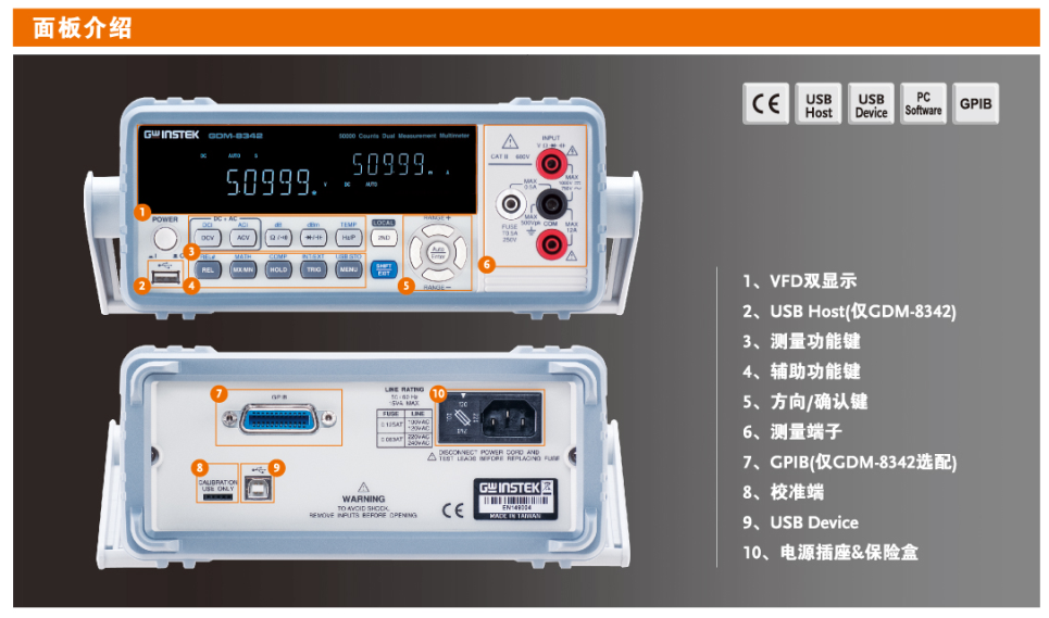 GDM-834X系列万用表 