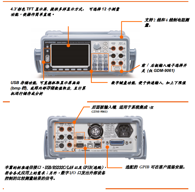 GDM-9061 数字万用表