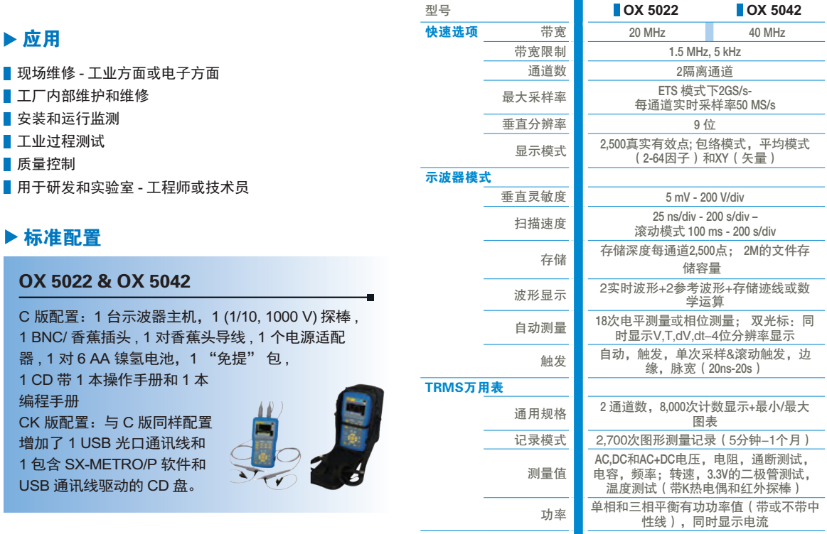  OX5022 20MHz手持式示波表 