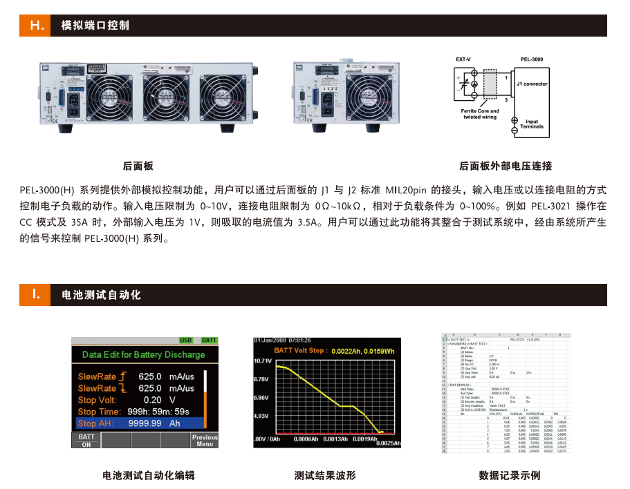 PEL-2000A系列直流负载