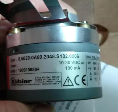 参考图kuebler库伯勒编码器8.A02H.5151.4096.T038