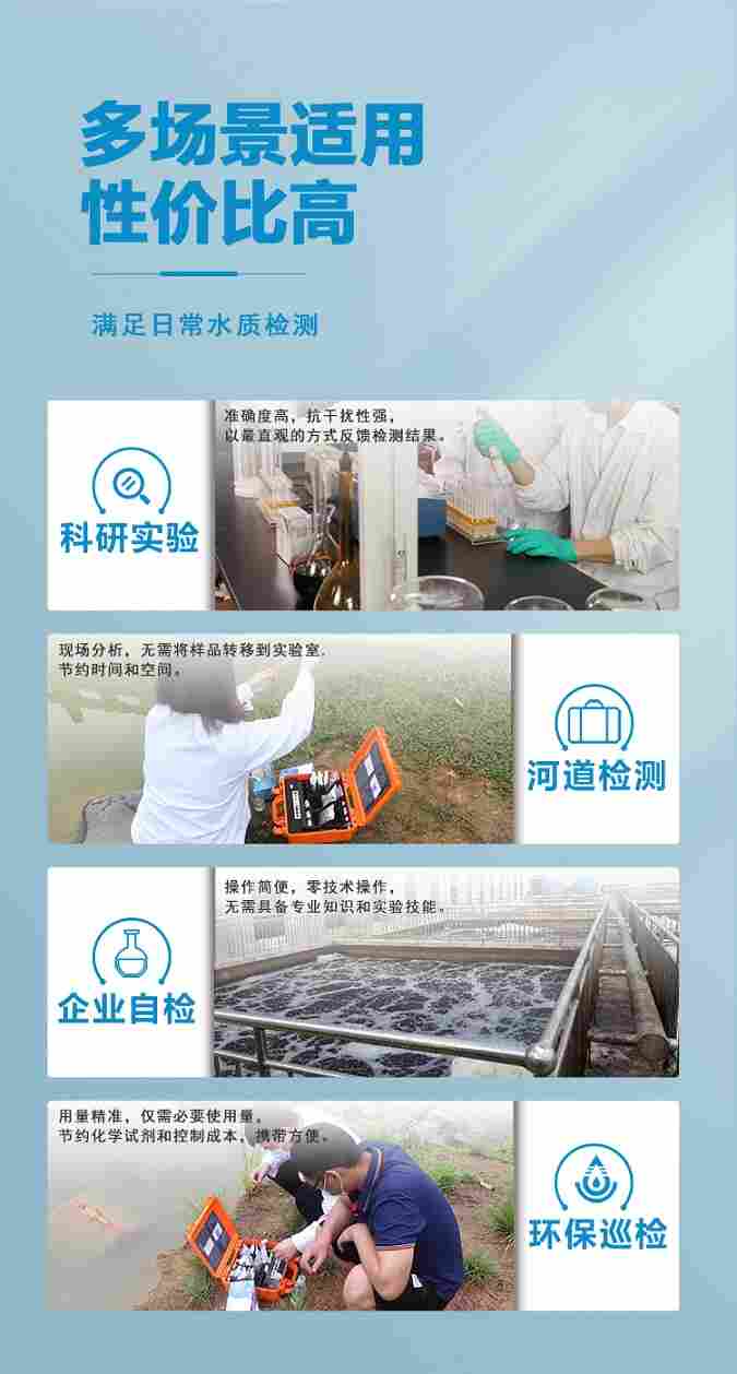 涛克 水质快速检测包铜测试包0-10mg/l