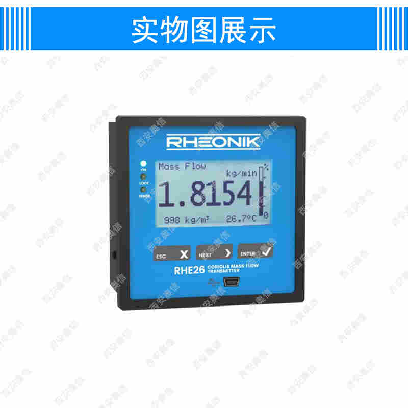 RHM015S / RHE26雷奥尼克Rheonik科氏力质量流量计 科里奥利力原理
